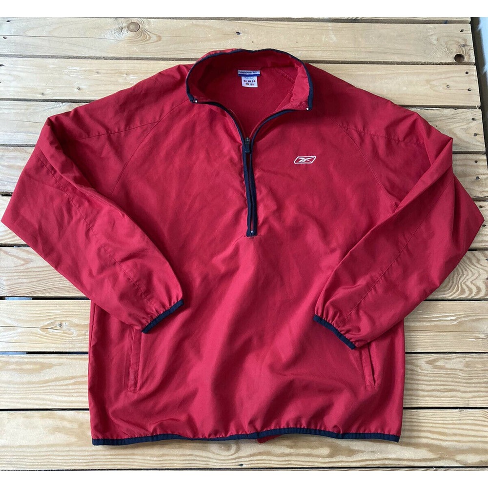 Reebok Half Zip Pullover Lightweight Jacket Large - image 1